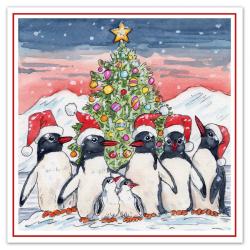 Penguin Family Christmas
