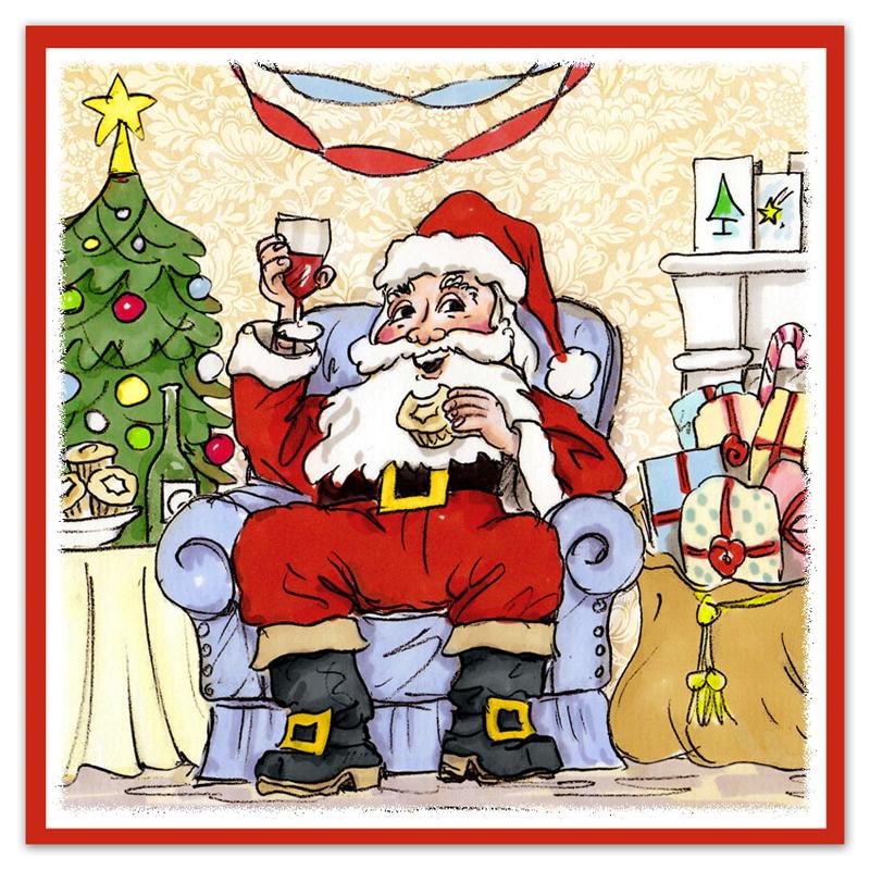 Resting Santa