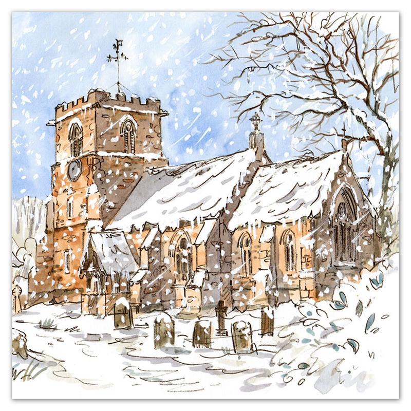 Snowy Church