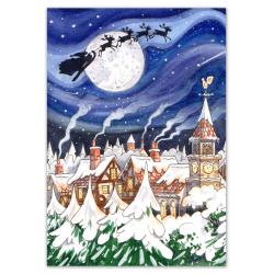 Santa Sleigh Silhouette