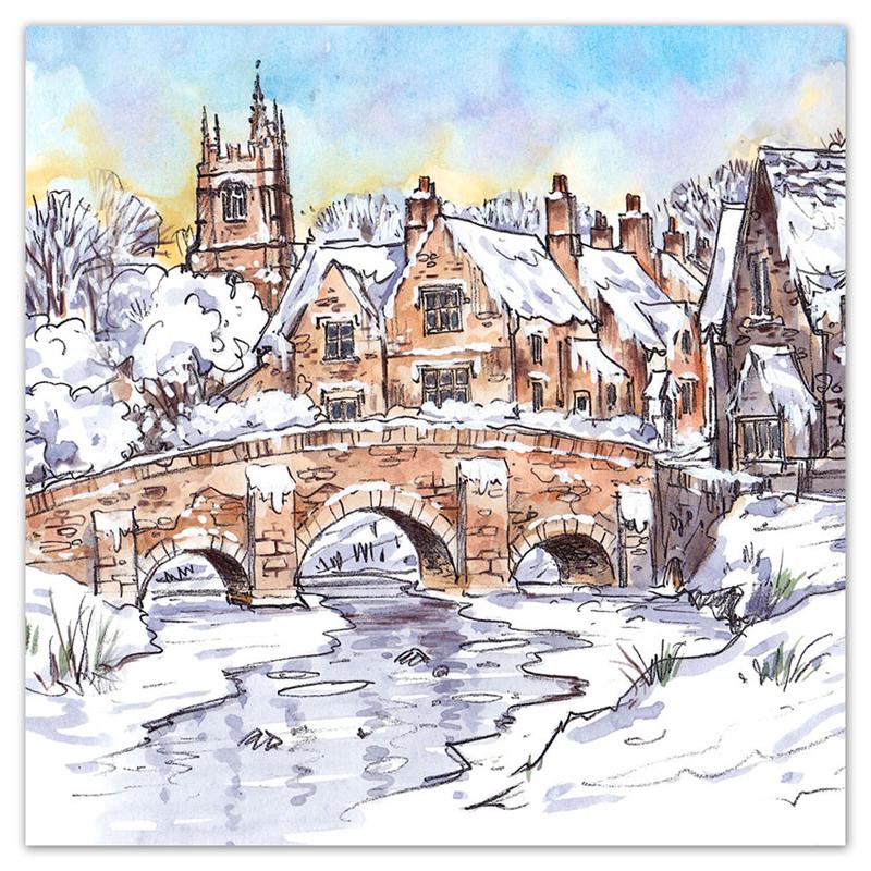 Snowy Riverside