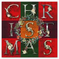 Floral Christmas Squares