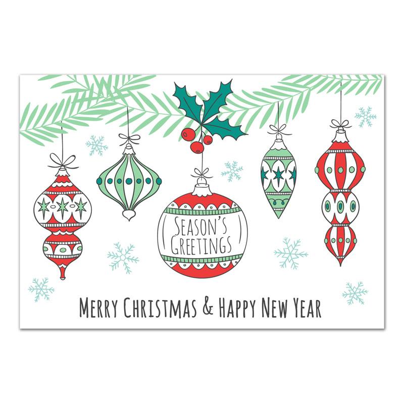 Red and Green Baubles