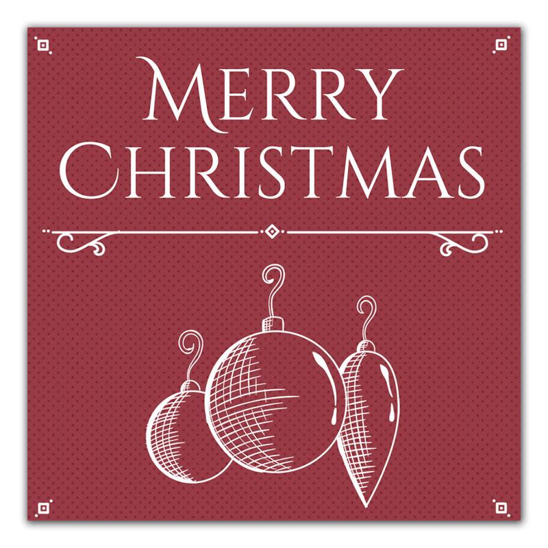 Merry Christmas Baubles