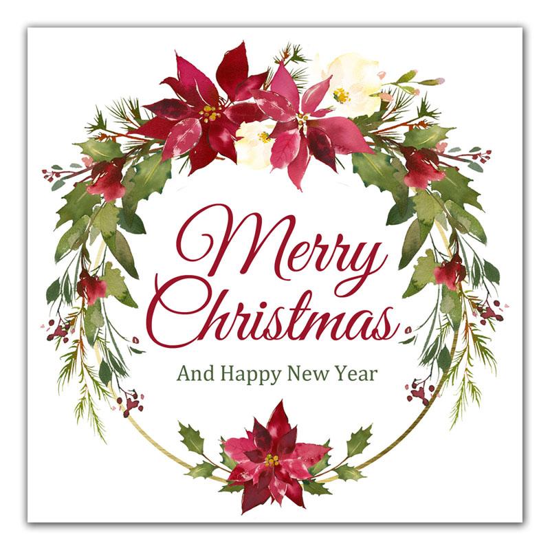 Poinsettia Wreath
