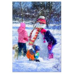 Wrapped Up Snowman
