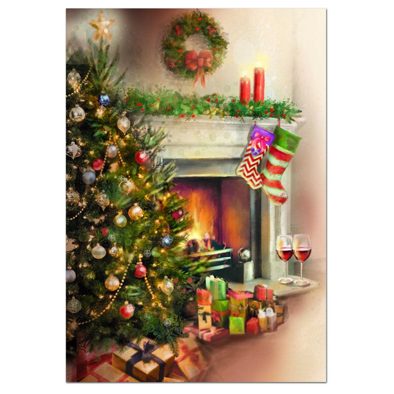 Christmas Eve Fireplace