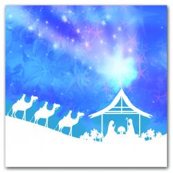Midnight Blue Nativity
