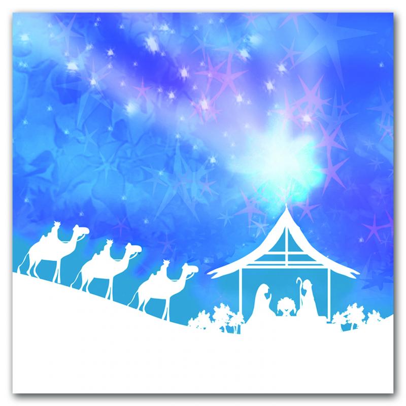 Midnight Blue Nativity